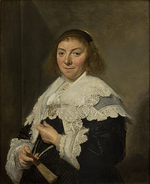 Portrait de Maria Pietersdr Olycan, 1638, Frans Hals