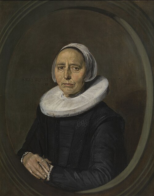 portrait d'une femme inconnue, 1640, Frans Hals
