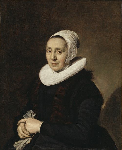 Portrait of Maria Bastiaens van Hout, 1643, Frans Hals