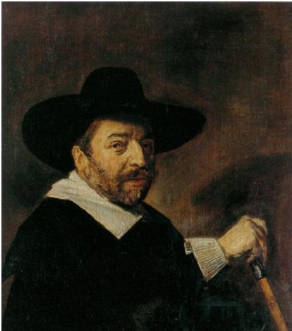 Portrait of a man, 1643, Frans Hals