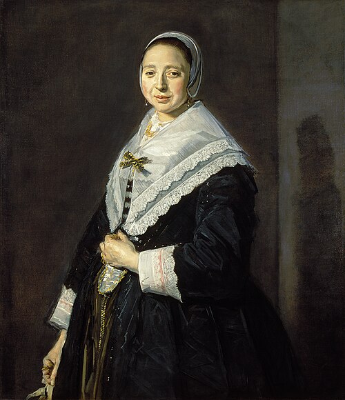 Portrait d'une femme, 1650, Frans Hals