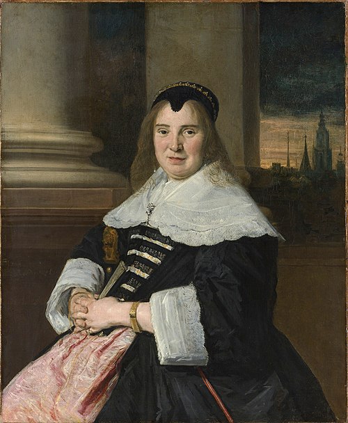 Portrait of a Woman, 1650, Frans Hals