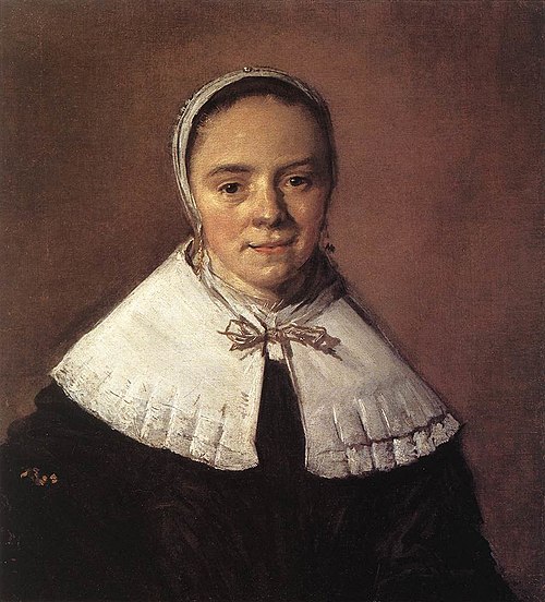 Portrait of a Woman, 1660, Frans Hals