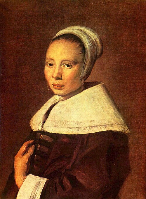 Portrait of a Woman, 1650, Frans Hals