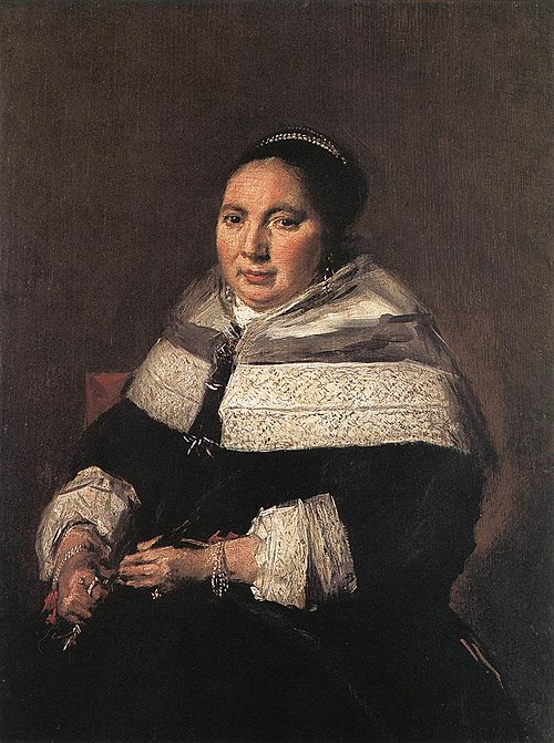 Portrait of a Woman, 1660, Frans Hals