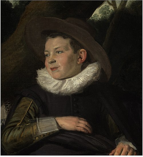 Fragment of a young boy, 1621, Frans Hals