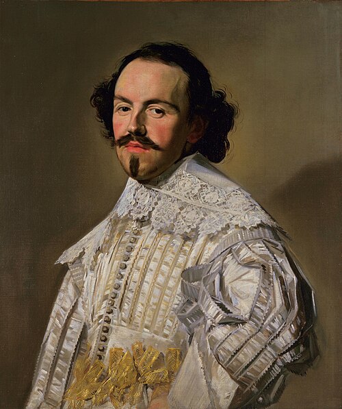 Portrait d'un gentilhomme en blanc, 1637, Frans Hals