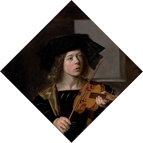 The violinist, 1625, Frans Hals