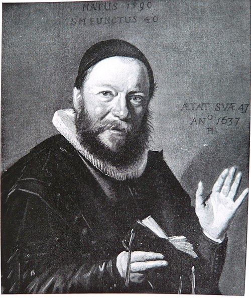 Portrait of Caspar Sibelius, 1637, Frans Hals
