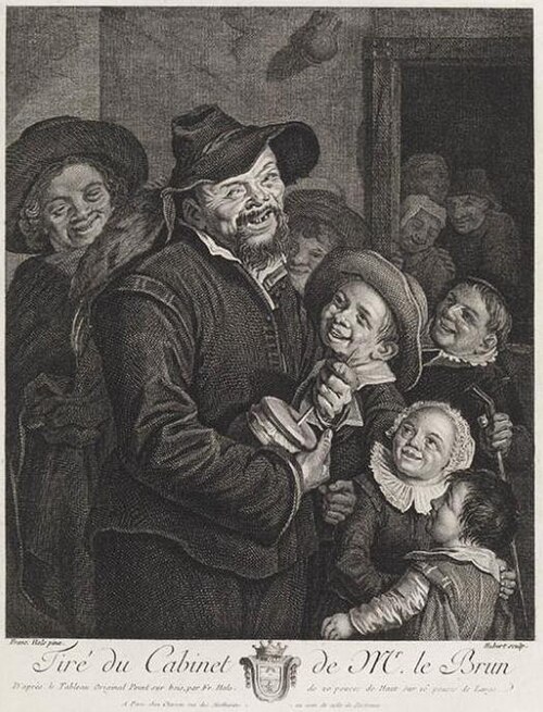 Rommelpot Player (Hubert), 1645, Frans Hals