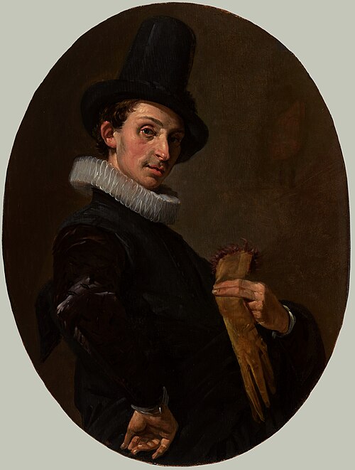 Portrait of a Young Man with gloves, 1630, Frans Hals