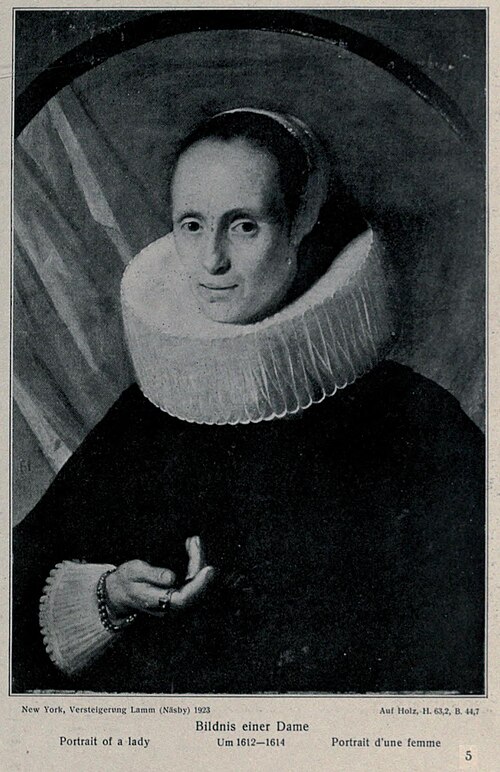 Portrait of a woman in a ruff collar, 1630, Frans Hals