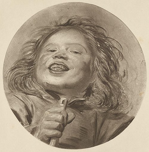 Head of a boy with a flute, 1650, Frans Hals