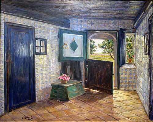 The Blue Entryway at Hooge, 1905, Jacob Alberts