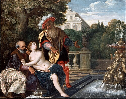 Susanna and the Elder, 1620, Jakob Ernst Thomann von Hagelstein