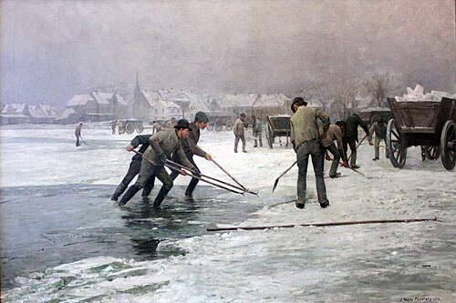 The ice fetchers, 1906, Jacob Nöbbe