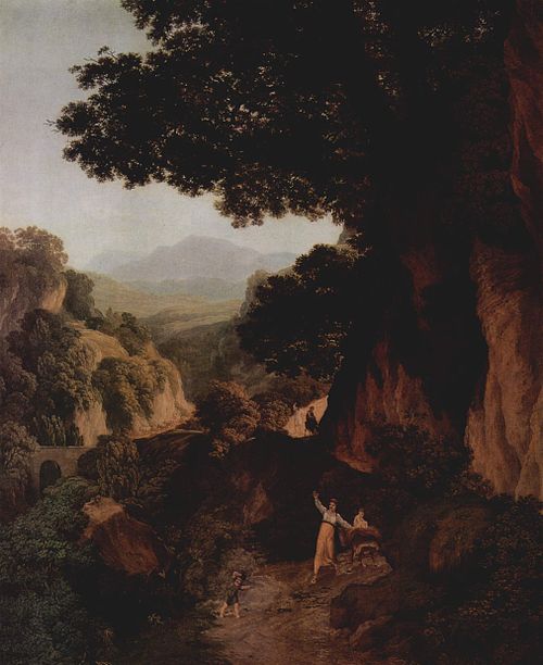 Mountain Landscape, 1798, Jacob Wilhelm Mechau