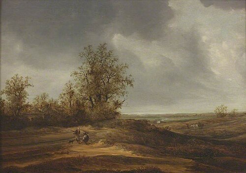 Landscape in the Dunes, , Jacob van Moscher