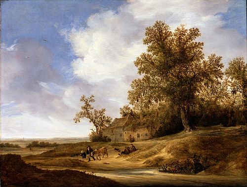 A Road near Cottage, 1655, Jacob van Moscher