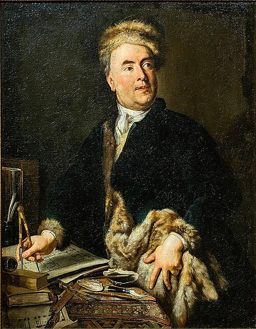 Portret architekta Johanna Lucasa von Hildebrandta (1668-1745), 1720, Jacob van Schuppen