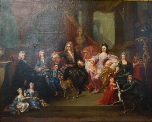 Portrait du duc Léopold et de sa famille, 1709, Jacob van Schuppen
