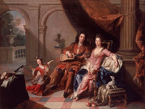 The Guitar Player, 1704, Jacob van Schuppen