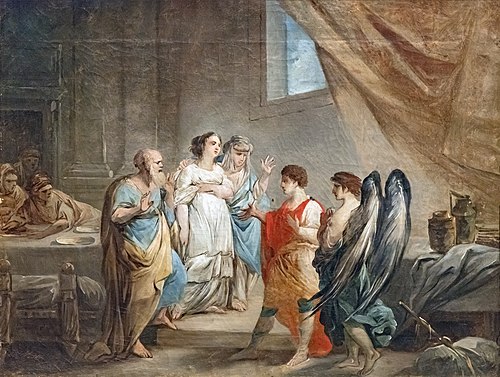 Le mariage de Tobie et de Sara, 1779, Jacques Gamelin