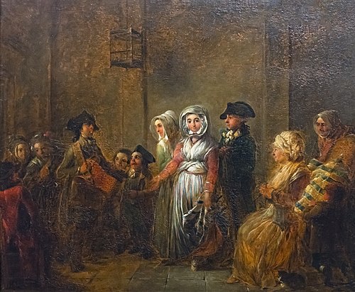 Les accordailles, 1800, Jacques Gamelin