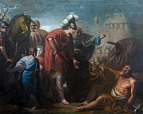 Alexandre et Diogène, 1763, Jacques Gamelin