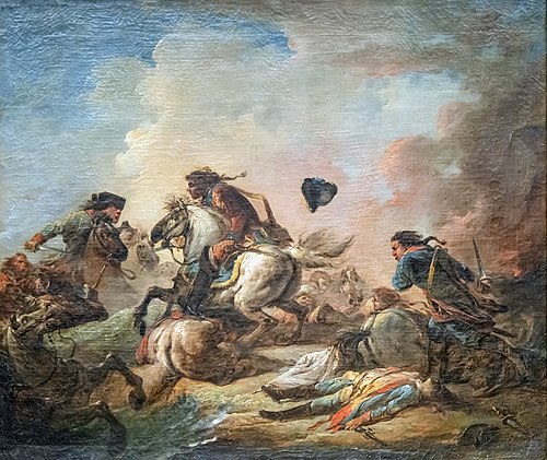 Choc de cavalerie (1781), 1781, Jacques Gamelin