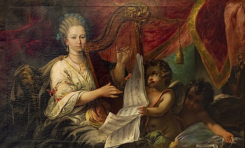 Portrait de Mademoiselle de Puymaurin, 1775, Jacques Gamelin