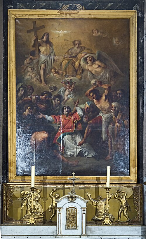 La Lapidation de saint Etienne, 1800, Jacques Gamelin