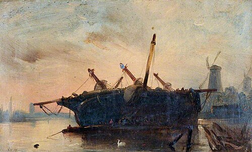 Hove down to Careen, 1845, Jacob Jacobs