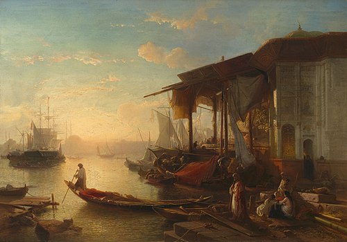 The Golden Horn, Constantinople, 1853, Jacob Jacobs
