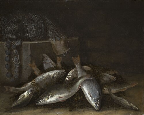 Nature morte au poisson, , Jacob Gillig