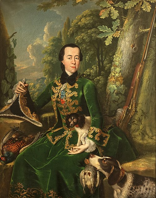Porträt der Ernestine Albertine Gräfin von Schaumburg-Lippe, 1755, Jakob Samuel Beck
