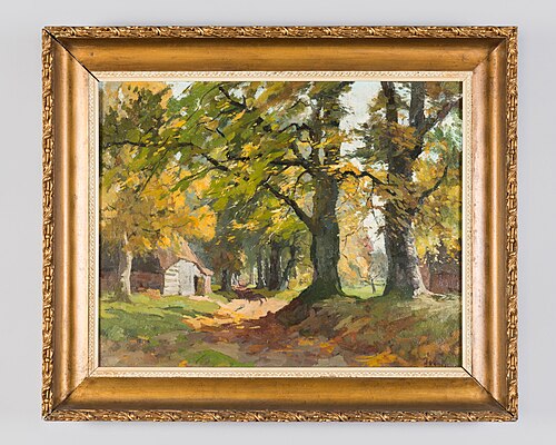 Schuur aan de Chevalierlaan in Tongeren, 1920, Jan van Vuuren