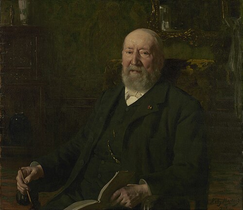 Portrait Hendrik Willem Mesdag (1831-1915), 1908, Willem Martens