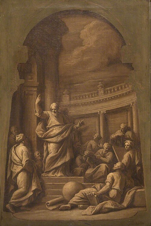 Saint Paul Preaching at Athens, 1710, James Thornhill