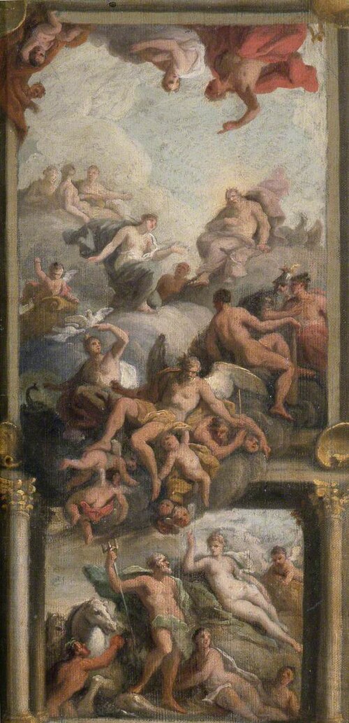 Olympian Scene, 1720, James Thornhill