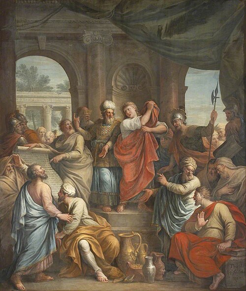 Josiah Rending His Robe, , James Thornhill