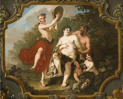 Autumn, Bacchus (detail), , James Thornhill