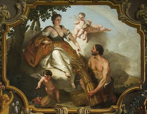 Summer, Ceres (detail), , James Thornhill
