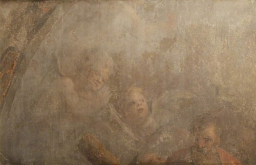 Old Chapel Reredos, Section 6 – Cherubs, , James Thornhill
