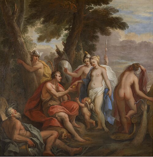 The Judgement of Paris, 1704, James Thornhill