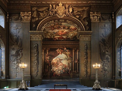 The Painted Hall, 1750, James Thornhill