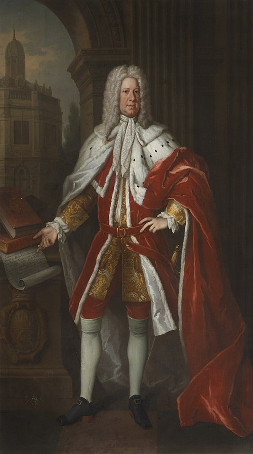 Porträt des Charles Butler, 1st Earl of Arran (1671-1758), 1727, James Thornhill