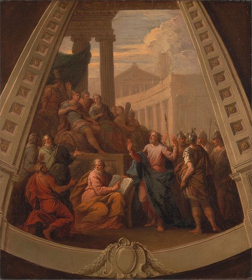 St. Paul before Agrippa, 1710, James Thornhill