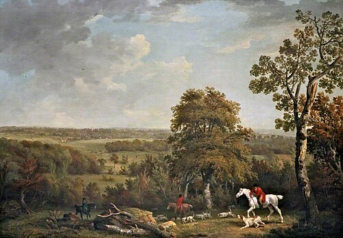 Huntsmen Drawing Covert, 1796, James Ward