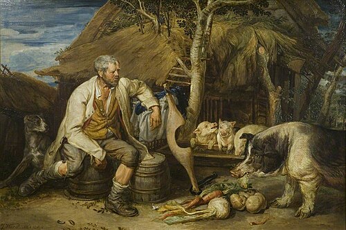 The Swineherd, 1810, James Ward
